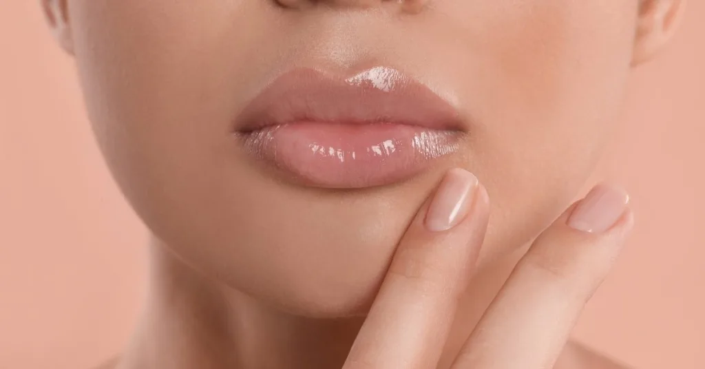 Labios gigantes sem preenchimento